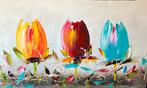 Gena G- Tulpen- Handgeschilderd- Uniek, Ophalen of Verzenden