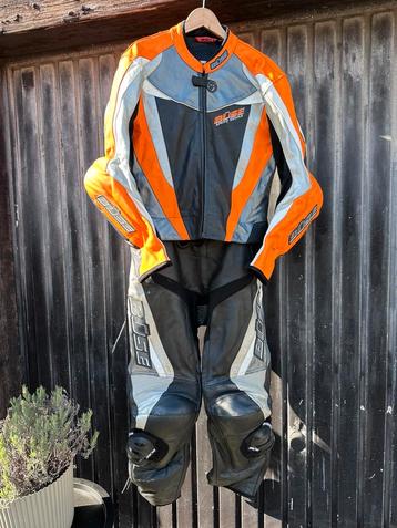 Motorpak combi pak van leer leren motor kleding maat 52 beschikbaar voor biedingen