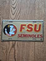 FSU Seminoles Nummerplaat - Nieuw in verpakking!, Ophalen of Verzenden