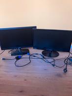 Computerschermen 2x, Ophalen, IPS, Full HD, 60 Hz of minder