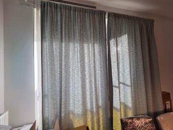 Mintgroene gordijnen 240 breed 260 hoog beschikbaar voor biedingen