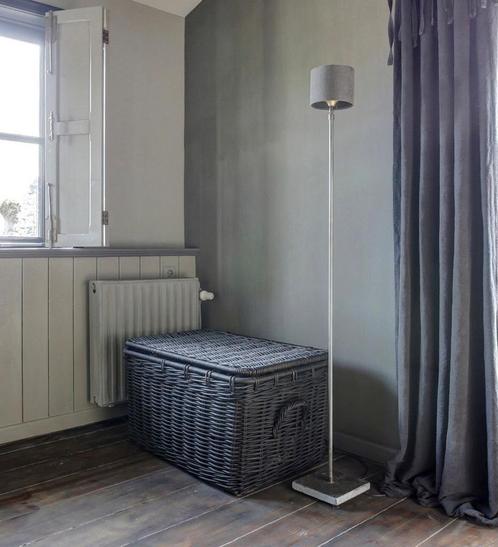 Aura Peeperkorn vloerlamp met hardstenen voet incl kap, Huis en Inrichting, Lampen | Overige, Nieuw, Ophalen