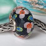 Mooie facet Bloem van trollbeads, Glas of Kristal, Ophalen of Verzenden, Zo goed als nieuw, Trollbeads