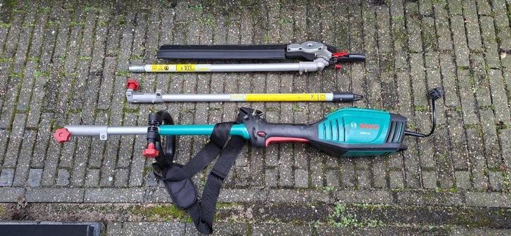 Telescopische Bosch heggenschaar, Tuin en Terras, Heggenscharen, Gebruikt, Elektrisch, Ophalen