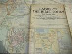 '56 Nation. Geogr. Society Lands of the Bible Historic notes, Ophalen of Verzenden, Gelezen, 1800 tot 2000, Landkaart