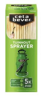 Tuinhout sprayer ceta bever nieuw in plastic, Wit, Nieuw, Ophalen of Verzenden, Verf