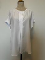 Witte blouse korte mouw, Kleding | Dames, Tops, Verzenden, Wit, Maat 42/44 (L), Nieuw