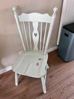 Brocante houten stoel met hartje, Ophalen, Gebruikt, Overige kleuren, Eén