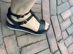 Sandalen maat 41  van  SPM, Verzenden, Nieuw, Zwart, Sandalen of Muiltjes