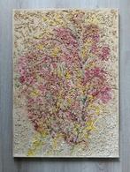 Abstracte compositie met bloemen - 1959, Ophalen of Verzenden