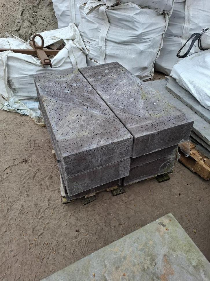 6 stuks schellevis trapblok taupe, nieuw, Tuin en Terras, Tegels en Klinkers, Nieuw, Terrastegels, Beton, Ophalen of Verzenden