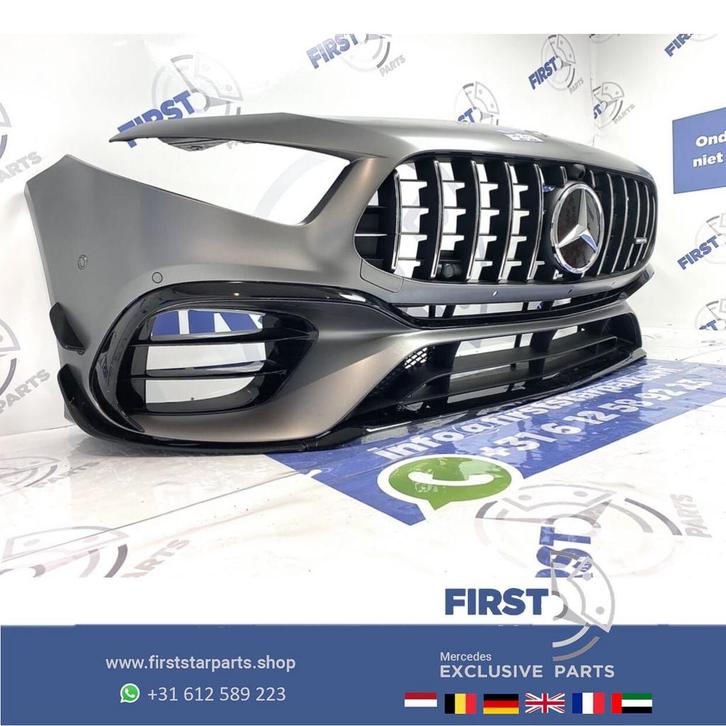 W177 A KLASSE 2021 A45 A45S AERO AMG VOORBUMPER MAT GRIJS MA, Auto-onderdelen, Carrosserie en Plaatwerk, Bumper, Mercedes-Benz