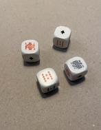 4 Poker Dobbelstenen, Ophalen of Verzenden, Zo goed als nieuw