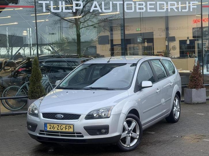 Ford Focus Wagon 1.6-16V Futura 2008 Navi stoelverwarm.trekh, Auto's, Ford, Bedrijf, Te koop, Focus, ABS, Airbags, Airconditioning