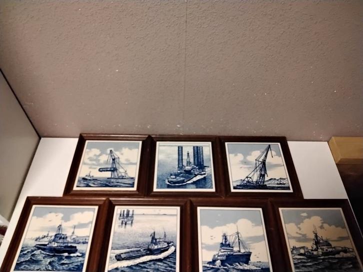 diverse smit international schilderij lijstjes scheepvaart, Watersport en Boten, Accessoires en Onderhoud, Interieur en Kussens