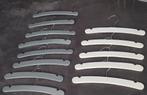 Kleerhangers, hout, gelakt grijs 8x en wit 5x, hout, nieuw!, Ophalen of Verzenden, Nieuw, Kapstokje