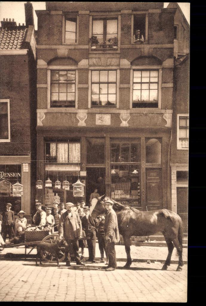 Amsterdam, Straatleven Hondenkoopman in de Spuistraat 1912, Verzamelen, Ansichtkaarten | Nederland, Ongelopen, Noord-Holland, Voor 1920