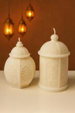Koolzaadwas Kaarsen Set ramadan/eid, Overige materialen, Verzenden, Wit, Nieuw