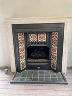 Antieke schouw openhaard vintage, Huis en Inrichting, Ophalen, Zo goed als nieuw, Vrijstaande haard, Houthaard