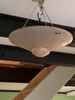 Plafond lamp schaal persglas Frankrijk Art Deco, Ophalen of Verzenden