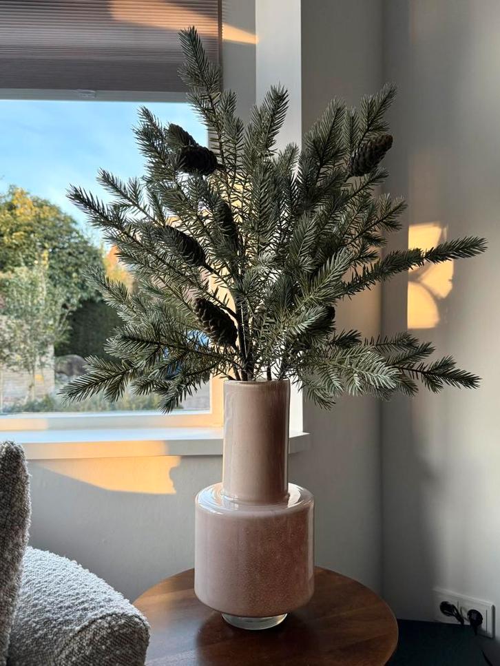 Vaas Volta ivory Ø19 x H36 cm - Vase the World, Huis en Inrichting, Woonaccessoires | Vazen, Nieuw, Overige kleuren, Minder dan 50 cm