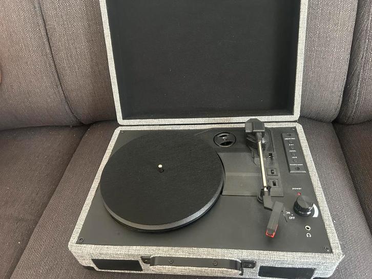 ENVIVO Retro Platenspeler met USB/SD-opname – Koffermodel, Audio, Tv en Foto, Platenspelers, Zo goed als nieuw, Platenspeler, Overige merken