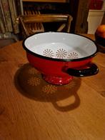 BROCANT ROOD EMAILLE VERGIET, Antiek en Kunst, Antiek | Emaille, Ophalen of Verzenden