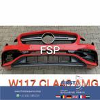 W117 C117 X117 CLA45 FACELIFT AMG VOORBUMPER ROOD COMPLEET +, Gebruikt, -, Voor, Ophalen of Verzenden