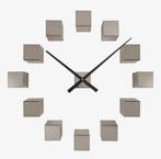 Karlsson cubic silver, Huis en Inrichting, Woonaccessoires | Klokken, Ophalen of Verzenden, Zo goed als nieuw, Wandklok