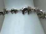 Zilveren armband Olifantjes, Verzenden, Zo goed als nieuw, Zilver, Zilver