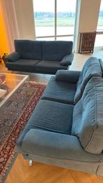 Prachtig design bankstel Ligne Roset Melodie blauw alcantara, Ophalen, Design, 75 tot 100 cm, Zo goed als nieuw