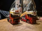 2x Daf swijnenburg, Hobby en Vrije tijd, Modelauto's | 1:50, Ophalen of Verzenden, Zo goed als nieuw, Bus of Vrachtwagen, Lion Toys