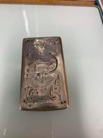 Zilver antiek pillendoosje pepermuntdoosje snuifdoos gemerkt, Ophalen of Verzenden, Zilver