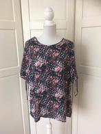 Atelier GS nieuwe blauwe floral top, maat 46 XL, Blauw, Maat 46/48 (XL) of groter, Nieuw, Korte mouw
