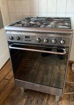Smeg fornuis met oven 4 pits RVS, Ophalen, Gebruikt, 60 cm of meer, 4 kookzones