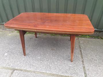Vintage rosewood salontafel koffietafel uitschuifbaar  beschikbaar voor biedingen