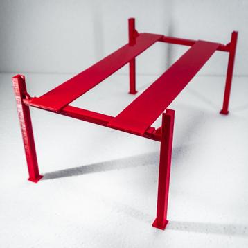 1:18 miniatuur vierkoloms hefbrug auto brug diorama decor beschikbaar voor biedingen