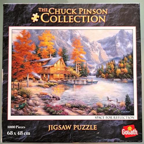 Nieuw: Goliath puzzel 1000 stukjes Chuck Pinson nr: 919890, Hobby en Vrije tijd, Denksport en Puzzels, Nieuw, Legpuzzel, 500 t/m 1500 stukjes