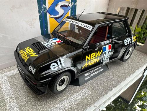 RENAULT 5 TURBO BELMONDO EUROPEAN CUP 1984 NIEUW 1:18 SOLIDO, Hobby en Vrije tijd, Modelauto's | 1:18, Nieuw, Auto, Solido, Ophalen of Verzenden