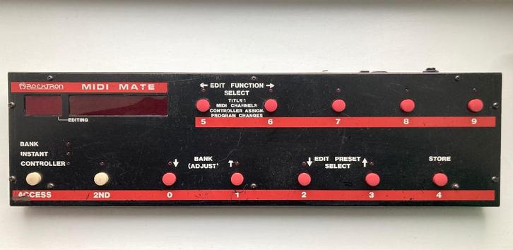 Rocktron Midimate midi floor controller, Muziek en Instrumenten, Effecten, Gebruikt, Ophalen of Verzenden