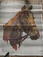 Smyrna / Soedan voorbedrukt stramien wandkleed paard, Ophalen of Verzenden, Zo goed als nieuw, Overige typen