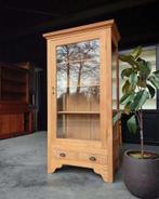Prachtige teakhouten winkelvitrine " Museumkast Teak #2610
