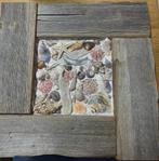 Schelpen in barnwood lijst., Huis en Inrichting, Ophalen of Verzenden, Nieuw