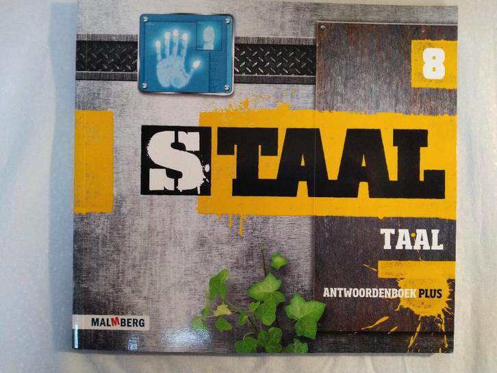 Staal - VERSIE 1 - Groep 8 - Taal Antwoordenboek PLUS., Boeken, Schoolboeken, Zo goed als nieuw, Nederlands, Overige niveaus, Ophalen of Verzenden