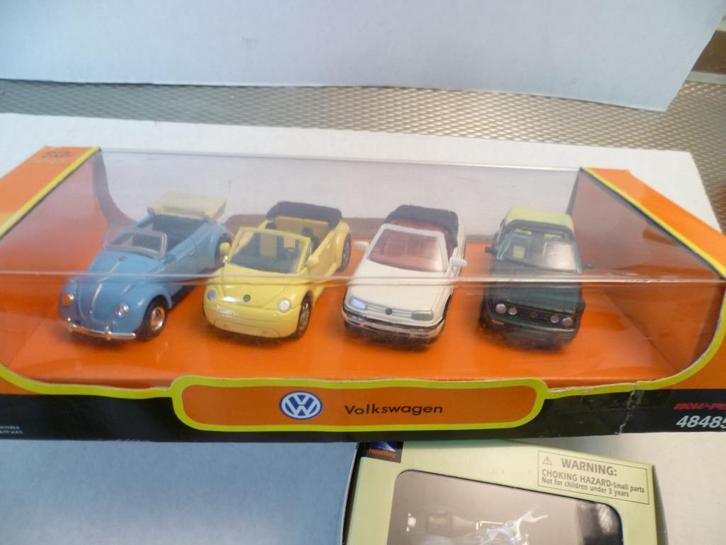 Volkswagen Golf 1988 VW 1200 1951 VW Golf 1933 4x 1:43 model, Hobby en Vrije tijd, Modelauto's | 1:43, Nieuw, Auto, Overige merken