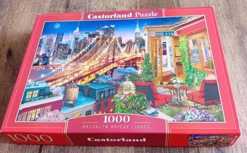 Castorland puzzel - Brooklyn Bridge Lights - 1000 stukjes beschikbaar voor biedingen