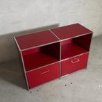 BOSSE Modulair Lowboard kast/dressoir— Duits Design, Met plank(en), 100 tot 150 cm, Vintage Mid-century design USM Haller Bauhaus