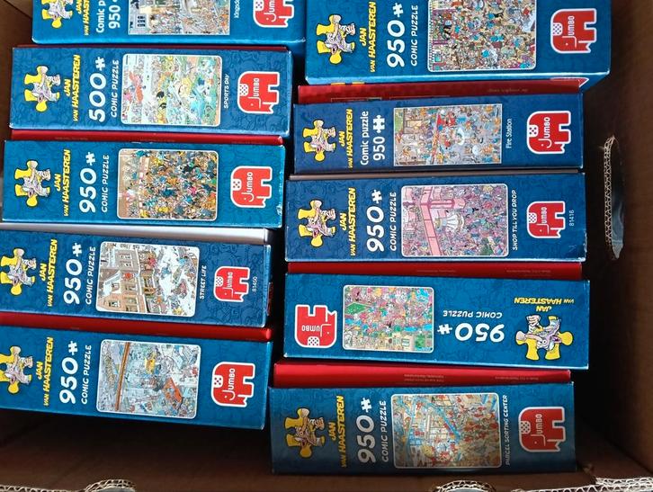 Jan van Haasteren Puzzel Collectie, Hobby en Vrije tijd, Denksport en Puzzels, Zo goed als nieuw, Legpuzzel, 500 t/m 1500 stukjes