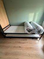 Volledig NIEUW BED mt onderschuif bed incl.2 matras, Ophalen, Nieuw, Tweepersoons