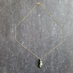 Romeins Zeldzame hanger van de mano fico +14k gouden ketting, Ophalen of Verzenden, Goud